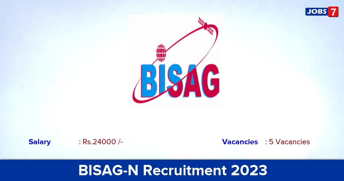 BISAG-N Recruitment 2023 - Apply Online for GIS Operator Jobs