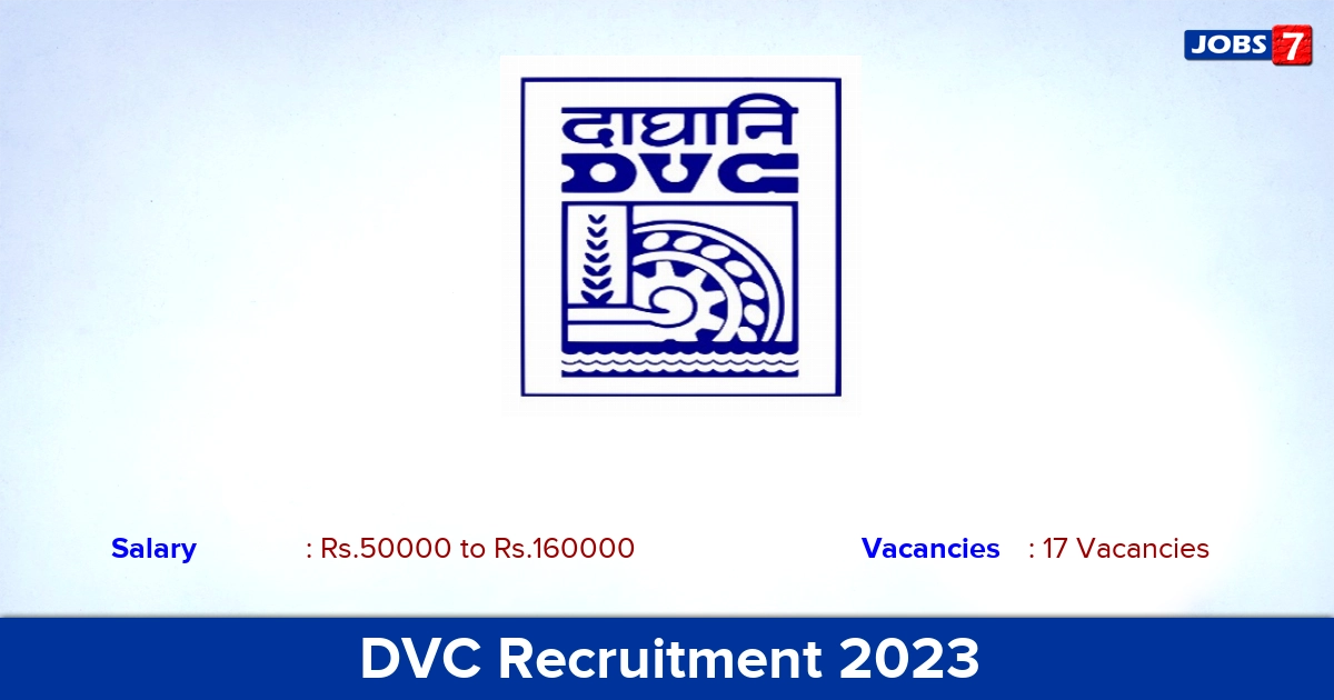 DVC Recruitment 2023 - Apply Online for 17 Management Trainee Vacancies