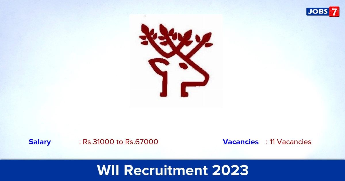 WII Recruitment 2023 - Apply Offline for 11 Project Associate Vacancies