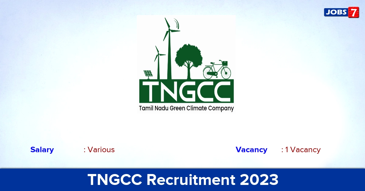 TNGCC Recruitment 2023 - Apply Online for CEO Jobs