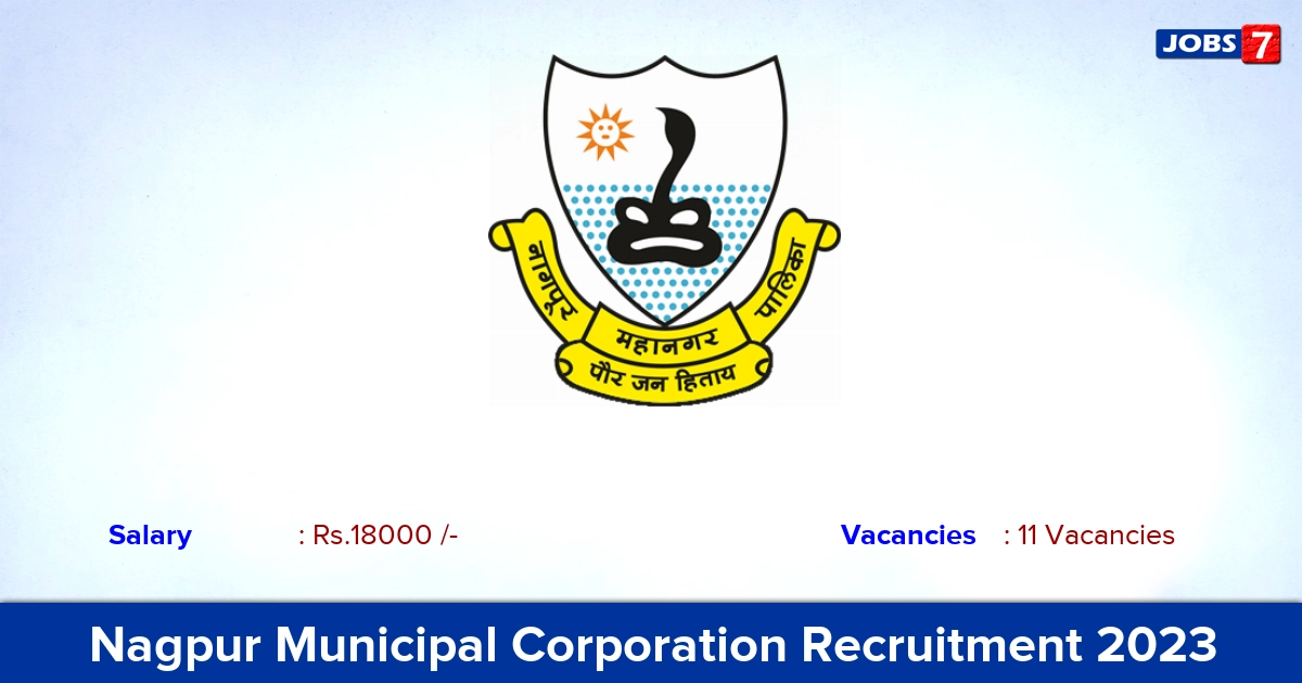 Nagpur Municipal Corporation Recruitment 2023 - Health Worker Vacancies