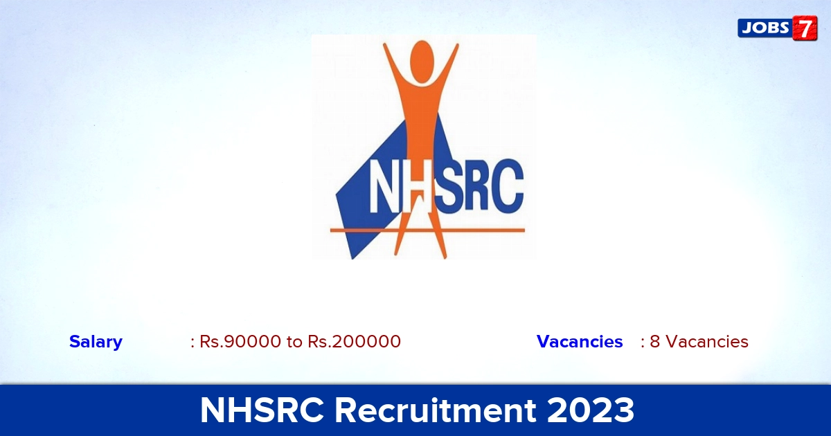 NHSRC Recruitment 2023 - Apply Online for Project Manager Jobs