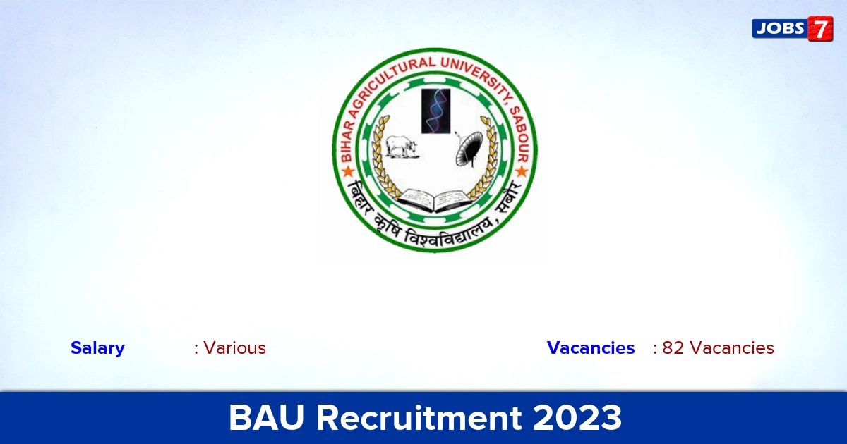 BAU Recruitment 2023 - Apply Offline for 82 Lab Attendant Vacancies