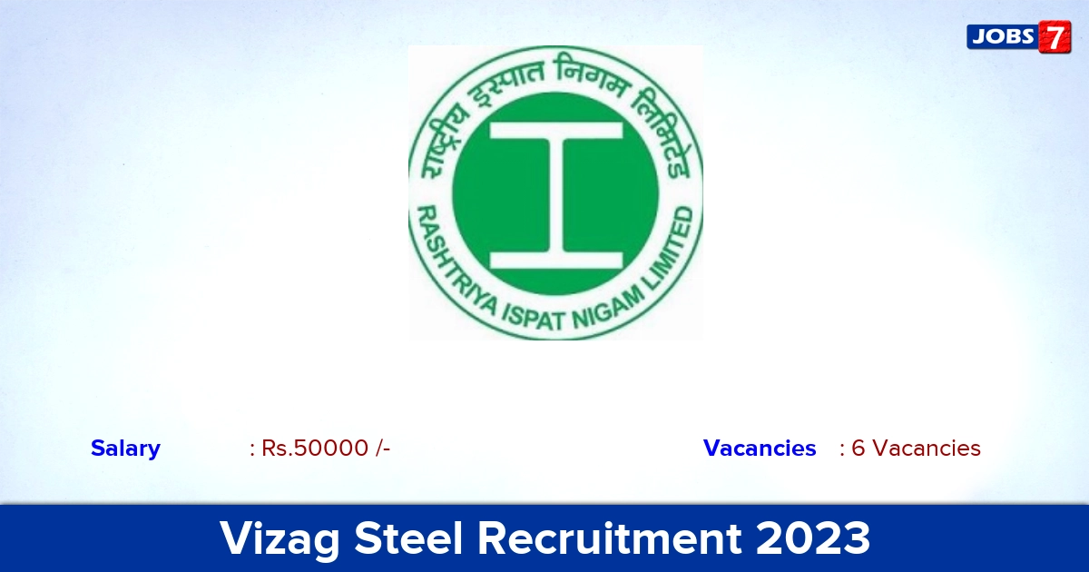 Vizag Steel Recruitment 2023 - Resident House Officer Jobs
