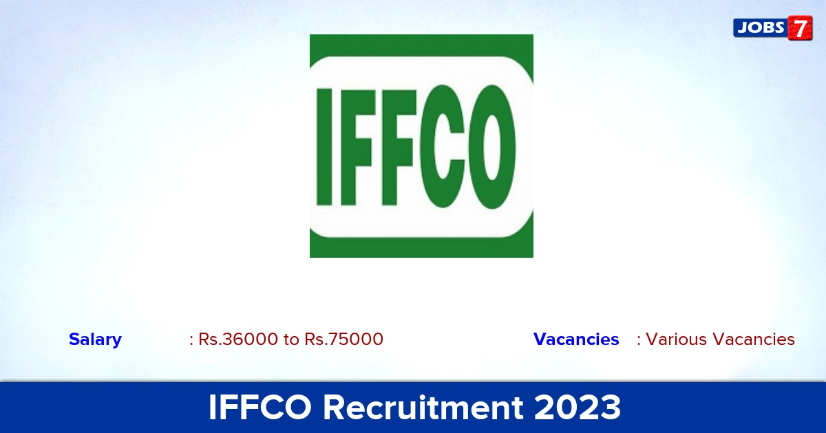IFFCO Recruitment 2023 - Apply Online for Trainee Vacancies