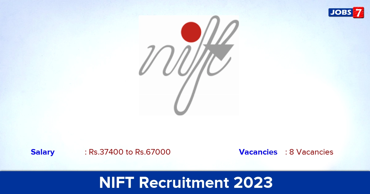 NIFT Recruitment 2023 - Apply Offline for Director Jobs