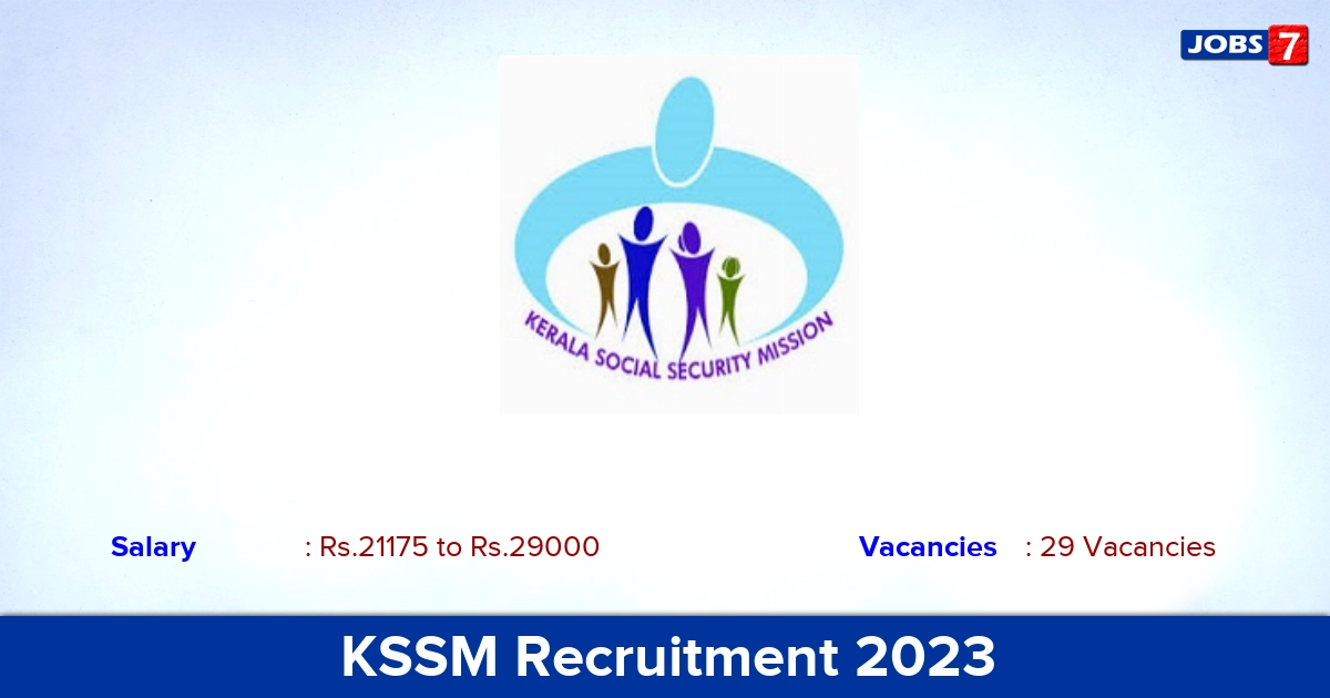 KSSM Recruitment 2023 - Apply Online for 29 Occupational Therapist Vacancies