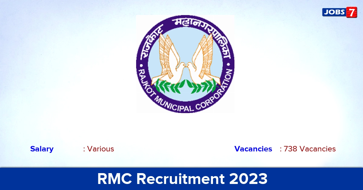 RMC Recruitment 2023 - Apply Online for 738 Apprenticeship Vacancies