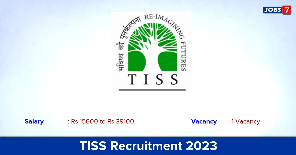 TISS Recruitment 2023 - Apply Online for Assistant Professor Jobs