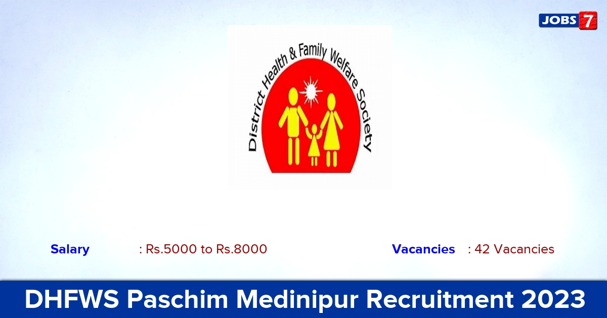 DHFWS Paschim Medinipur Recruitment 2023 - Apply 42 Yoga Instructor Jobs