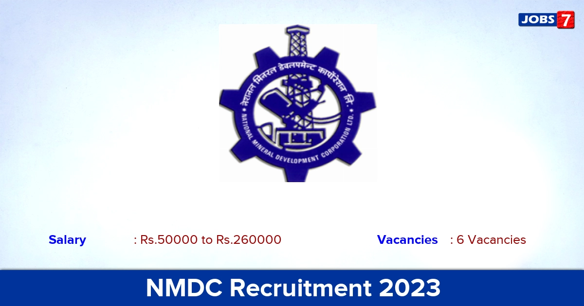 NMDC Recruitment 2023 - Apply Offline for Medical Officer Jobs