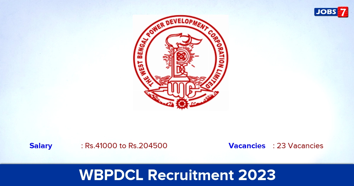 WBPDCL Recruitment 2023 - Apply Online for 23 Assistant Manager Vacancies