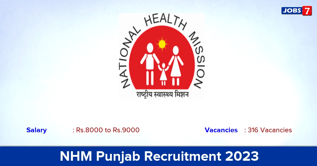 NHM Punjab Recruitment 2023 - Apply Offline for 316 Yoga Instructor Vacancies