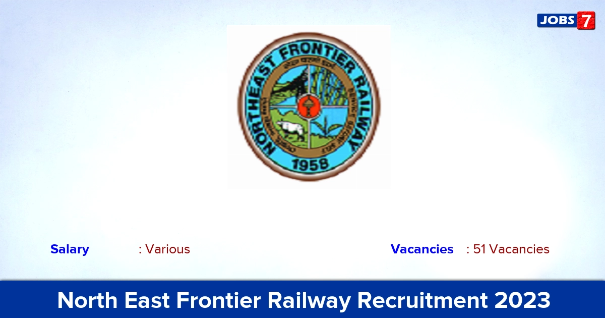 North East Frontier Railway Recruitment 2023 - Sports Persons Vacancies