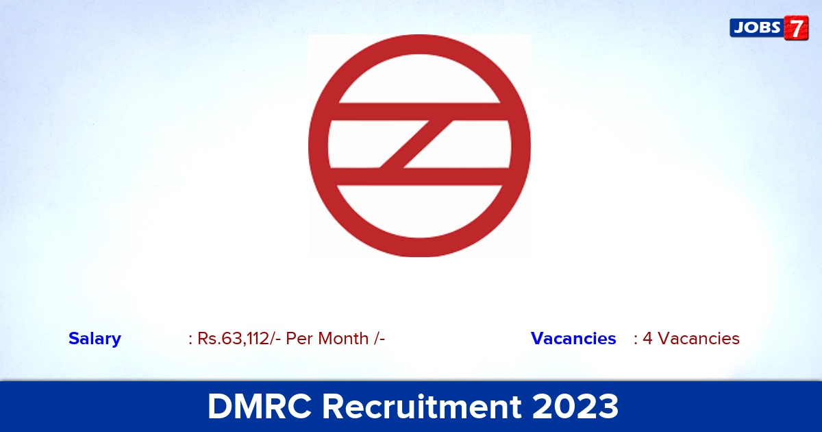 DMRC Recruitment 2023 - Apply Offline for Software Developer Jobs