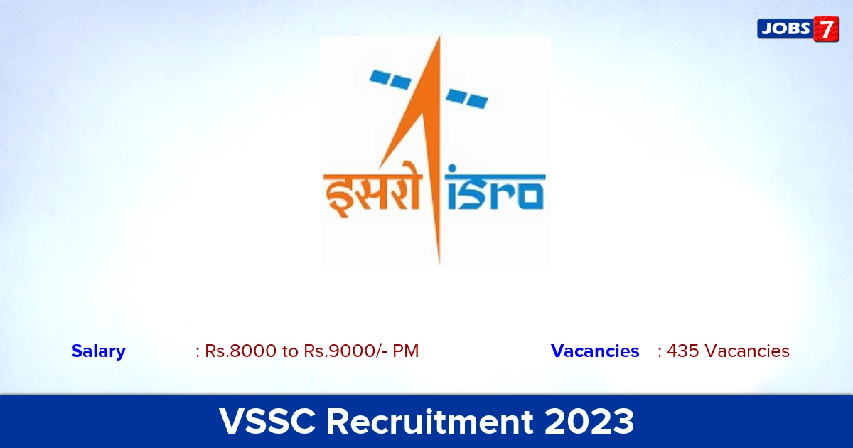 VSSC Recruitment 2023 - Direct Interview for 435 Apprentice Vacancies