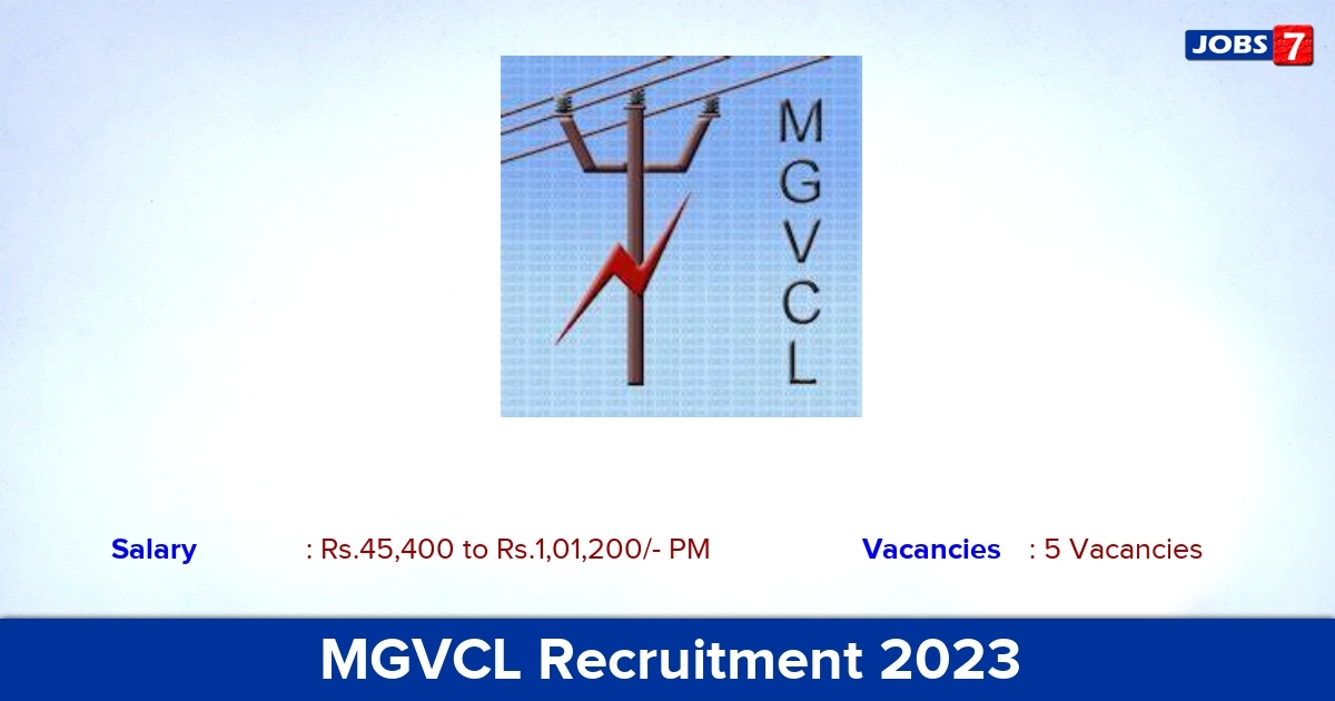 MGVCL Recruitment 2023 - Apply Online for Assistant Law Officer Jobs