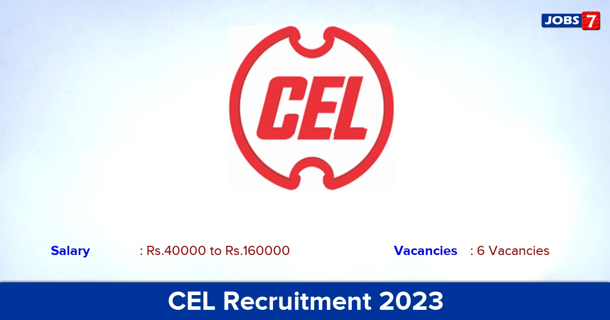 CEL Recruitment 2023 - Apply Offline for Assistant Manager Jobs