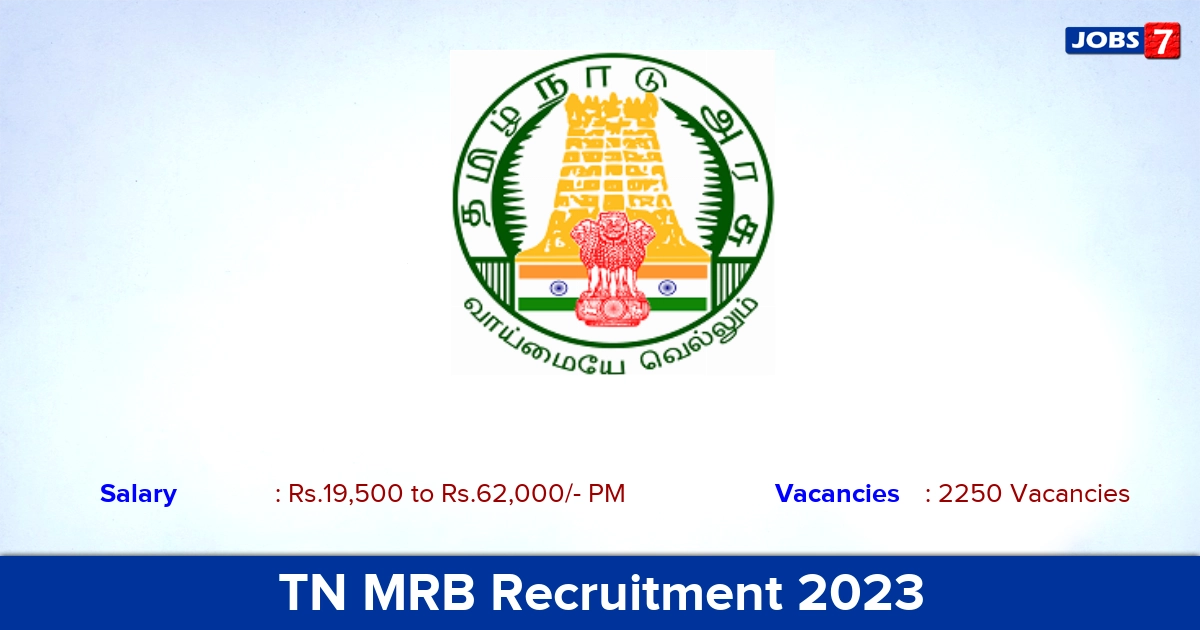 TN MRB Recruitment 2023 - Apply Online for 2250 ANM/Village Health Nurse Vacancies