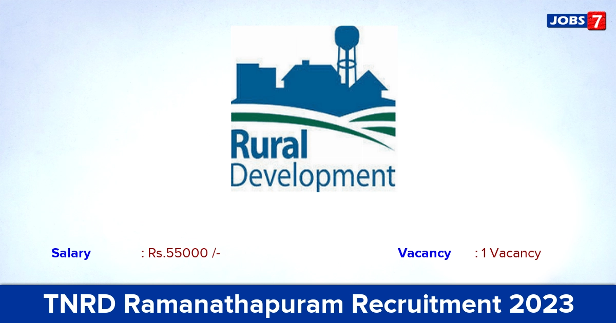 TNRD Ramanathapuram Recruitment 2023 - Aspirational Block Fellow Jobs
