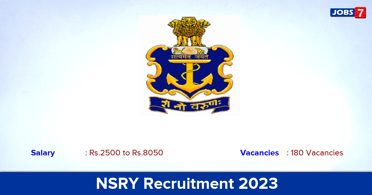 NSRY Recruitment 2023: Apply Online for 180 Apprenticeship Training Vacancies