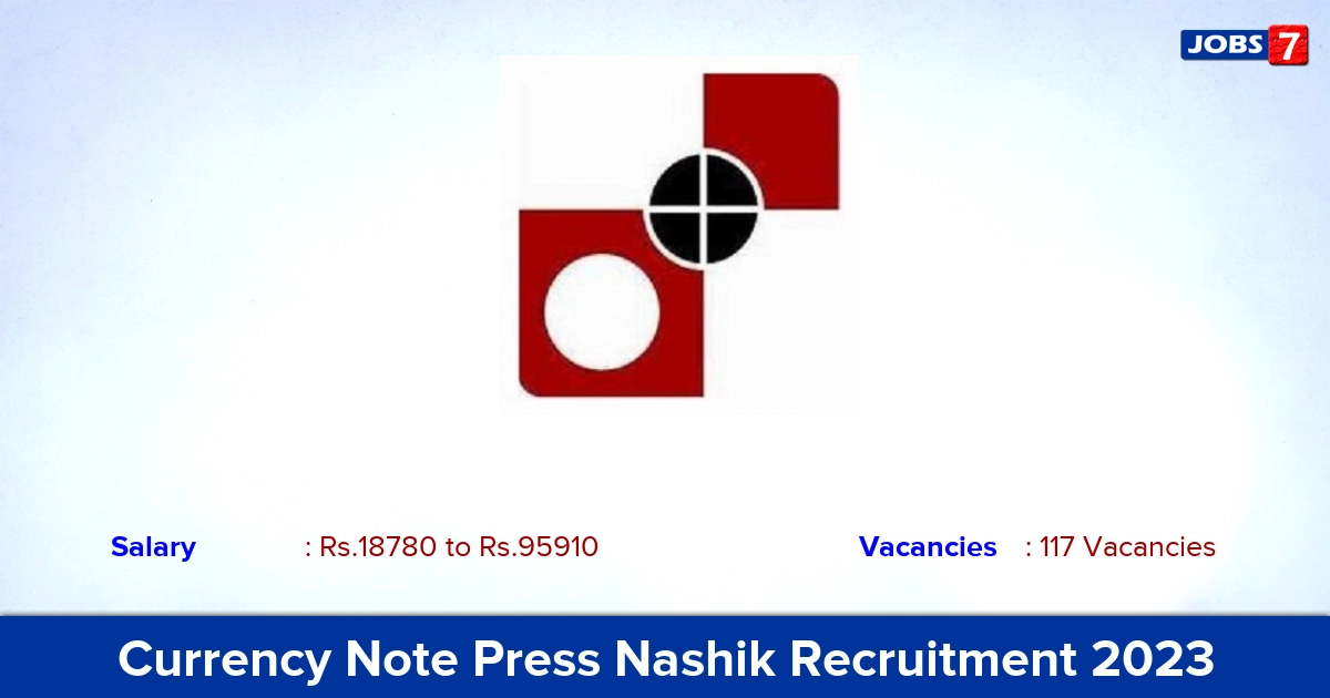 CNP Nashik Recruitment 2023 - Apply 117 Junior Technician Vacancies