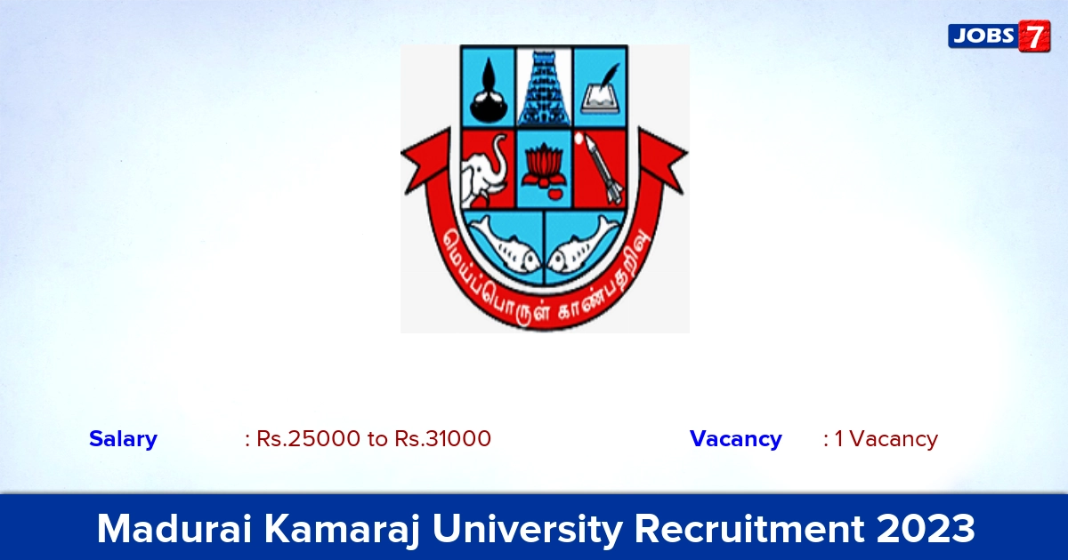 MKU Recruitment 2023 - Apply Offline for JRF, Project Associate Jobs