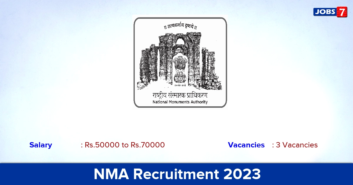 NMA Recruitment 2023 - Apply Offline for Consultant Jobs