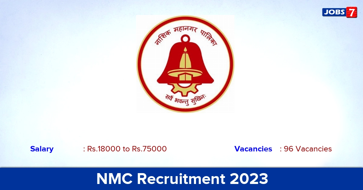 NMC Recruitment 2023 - Apply Offline for 96 Staff Nurse, ANM Vacancies