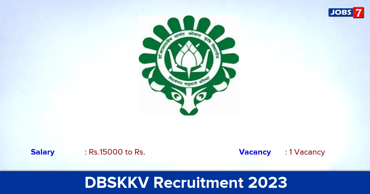 DBSKKV Recruitment 2023 - Apply Tractor Driver Posts