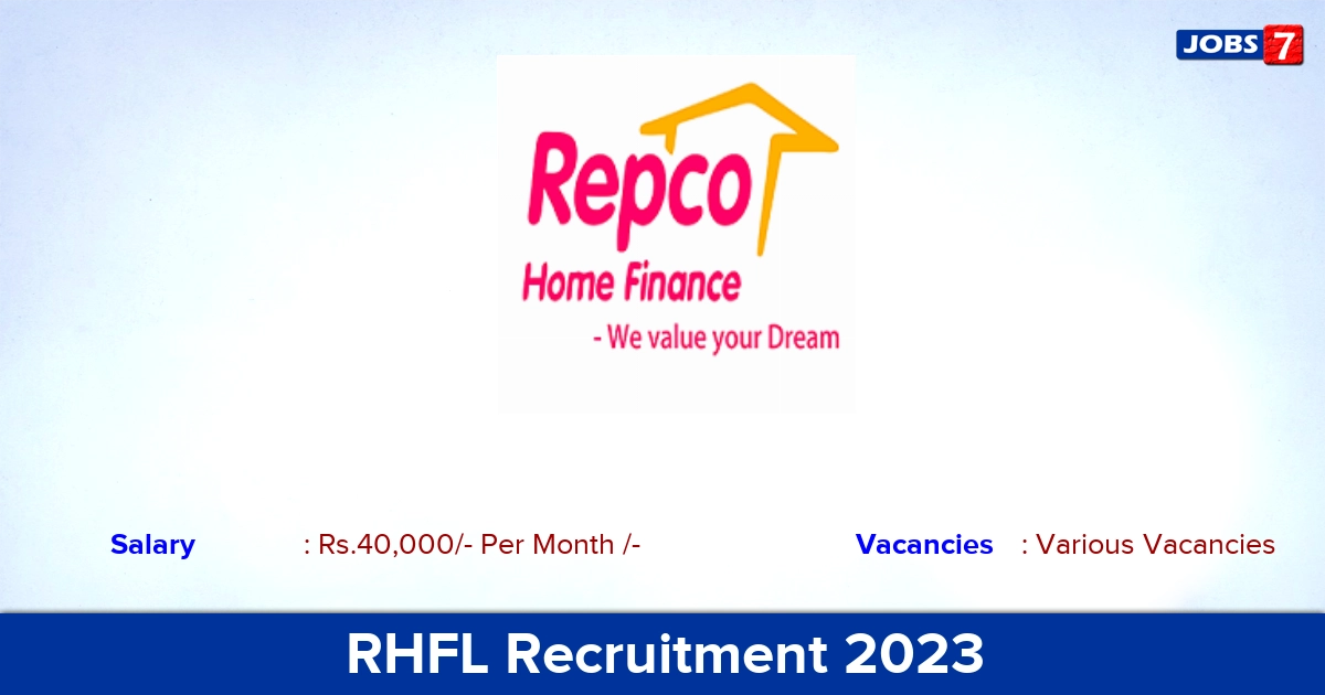 RHFL Recruitment 2023 - Apply Offline for Various Officer Vacancies