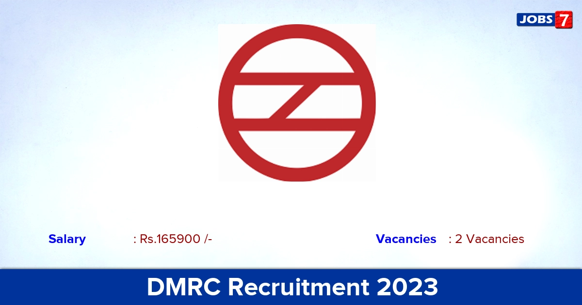 DMRC Recruitment 2023 (OUT): Apply General Manager (Electrical) Jobs