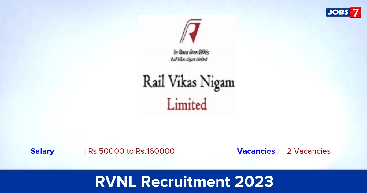 RVNL Recruitment 2023 - Apply for Manager Jobs