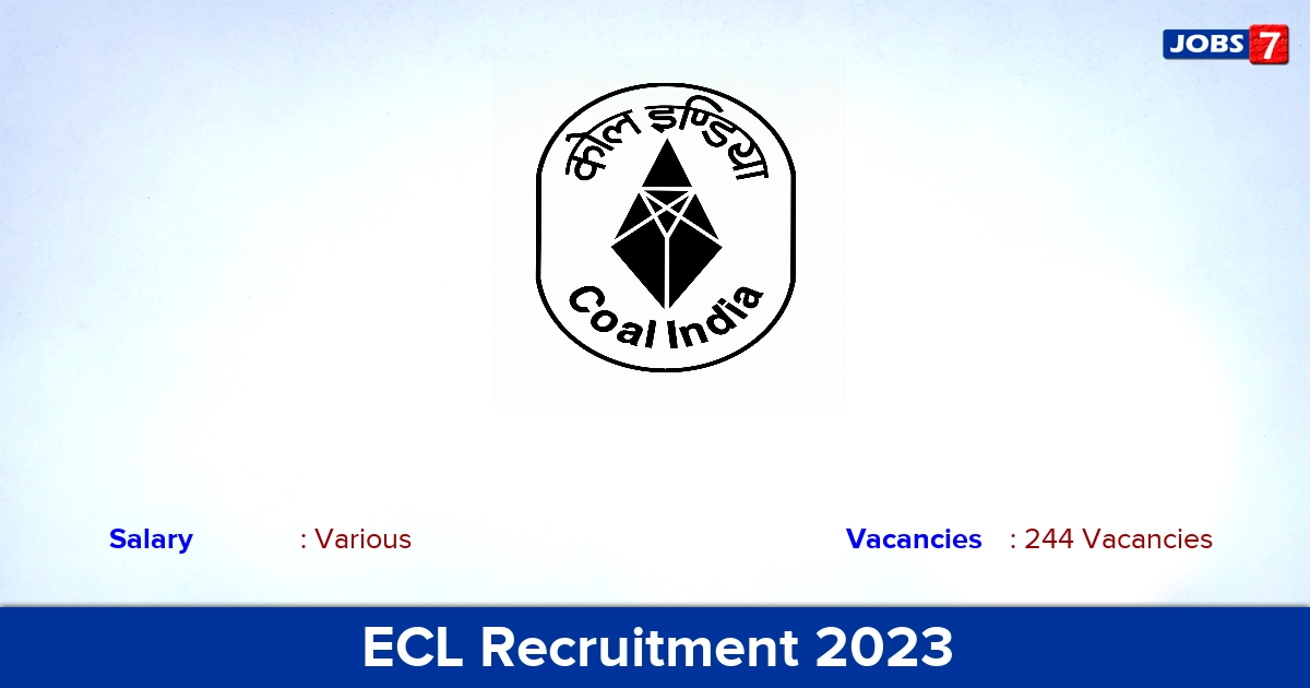 ECL Recruitment 2023 - Apply Online for 244 Security Guard Vacancies