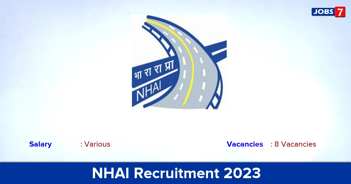 NHAI Recruitment 2023 - Apply Online for Manager Jobs