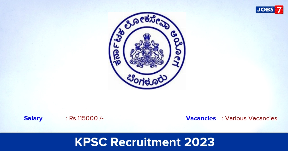 KPSC Recruitment 2023 - Apply for Legal Advisor Vacancies | Checl Eligibility Details