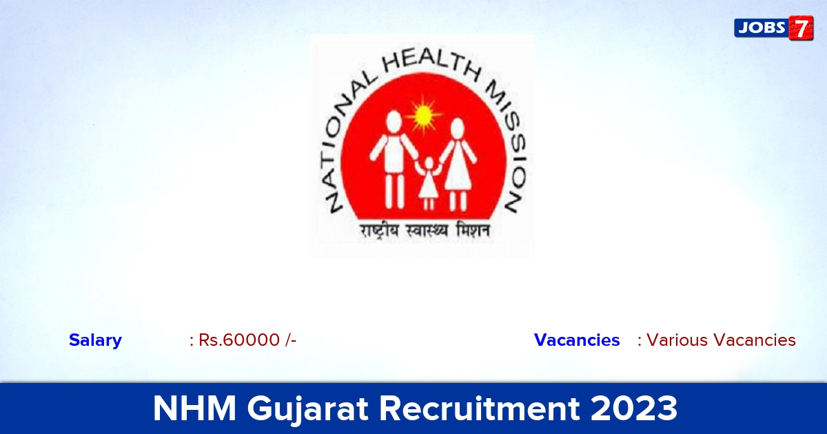 NHM Gujarat Recruitment 2023 - Apply Online for Medical Officer Vacancies