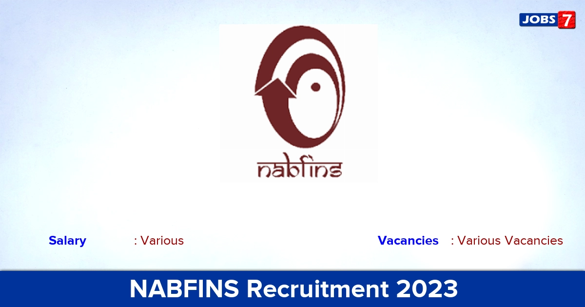 NABFINS Recruitment 2023 - Apply Online for Customer Services Executive Vacancies