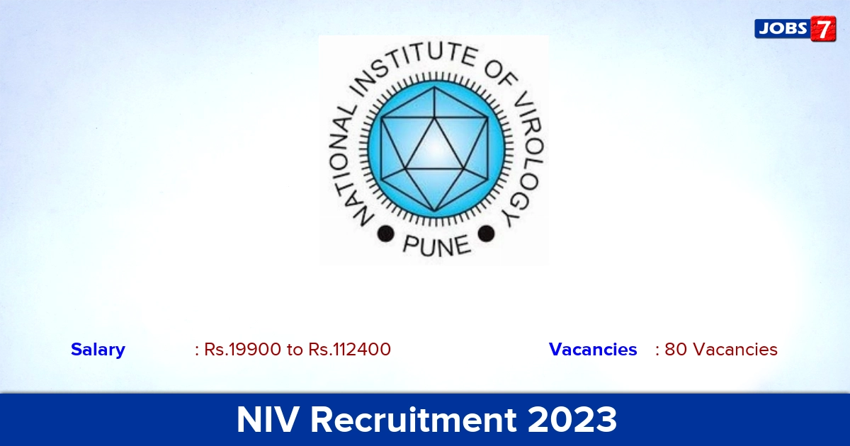 NIV Recruitment 2023 - Apply Online for 80 Technical Assistant Vacancies