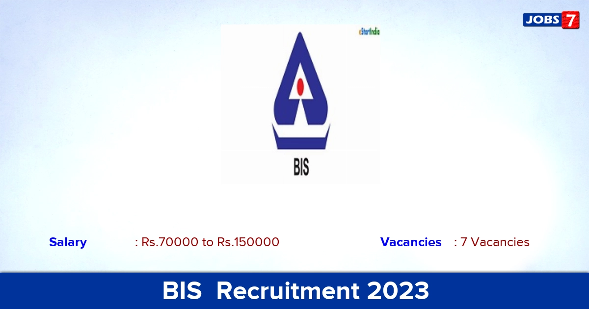 BIS  Recruitment 2023 - Apply Online for YP, Management Executive Jobs