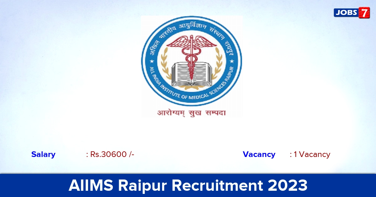 AIIMS Raipur Recruitment 2023 - Apply DEO Jobs | Application Send by Email