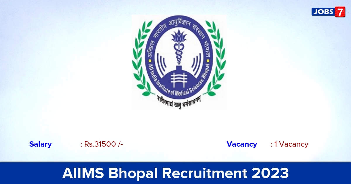 AIIMS Bhopal Recruitment 2023 - Apply for Junior Nurse Jobs