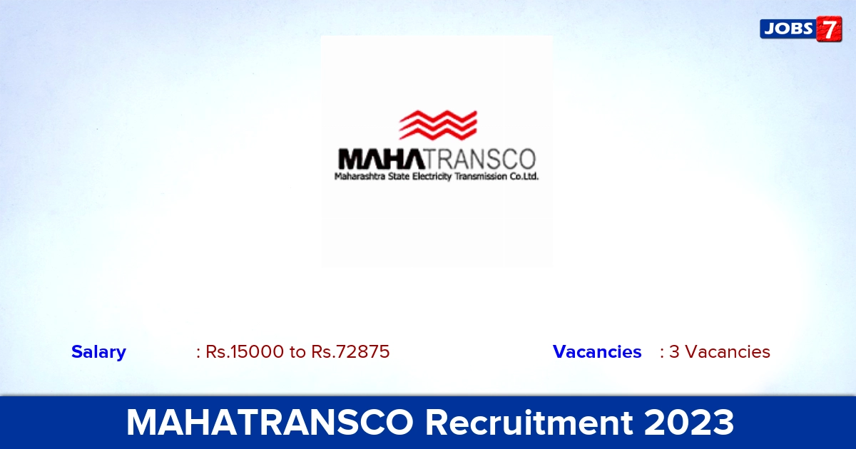 MAHATRANSCO Recruitment 2023 - Apply Offline for Typist, Assistant  Jobs
