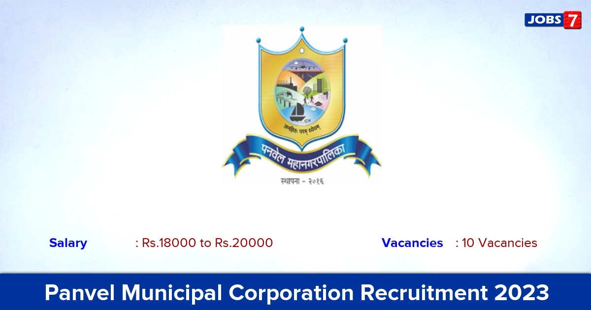 Panvel Municipal Corporation Recruitment 2023 - Apply for 10 Staff Nurse Vacancies