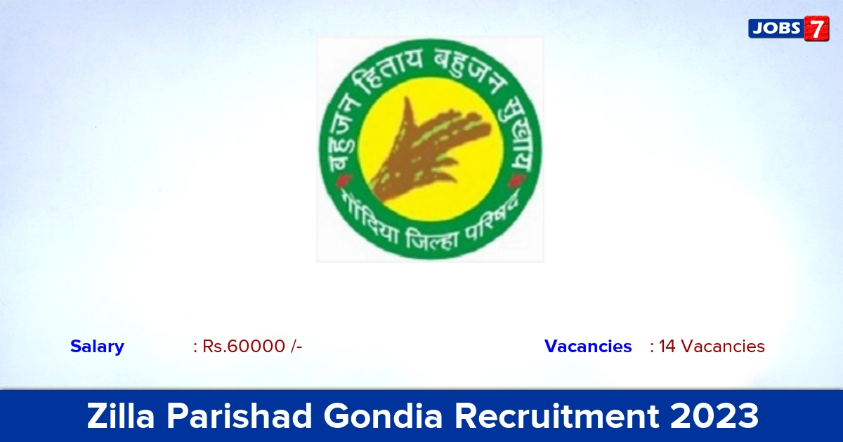 Zilla Parishad Gondia Recruitment 2023 - Apply for 14 Medical Officer Vacancies