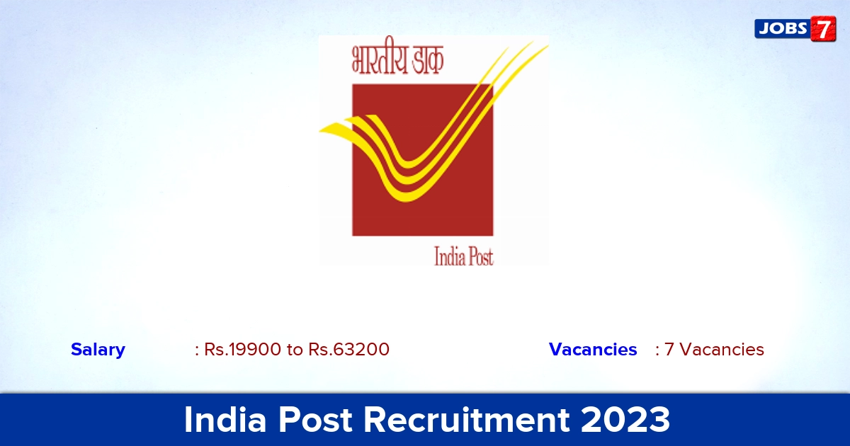 India Post Recruitment 2023-2024 - Apply Offline for Staff Car Driver  Jobs