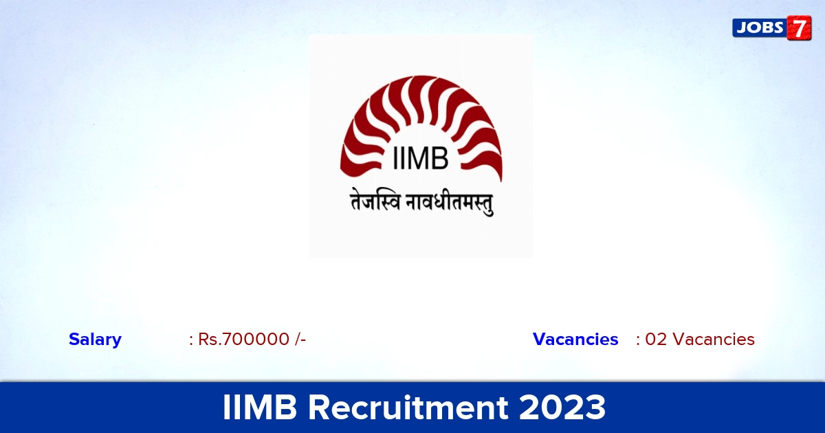 IIMB Recruitment 2024 - Apply Online for Security Supervisor Jobs