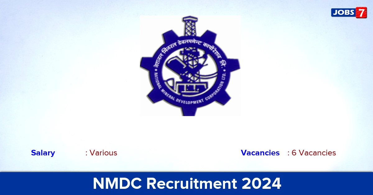 NMDC Recruitment 2024 - Walk in Interview for GDMO Doctor, Specialist Jobs