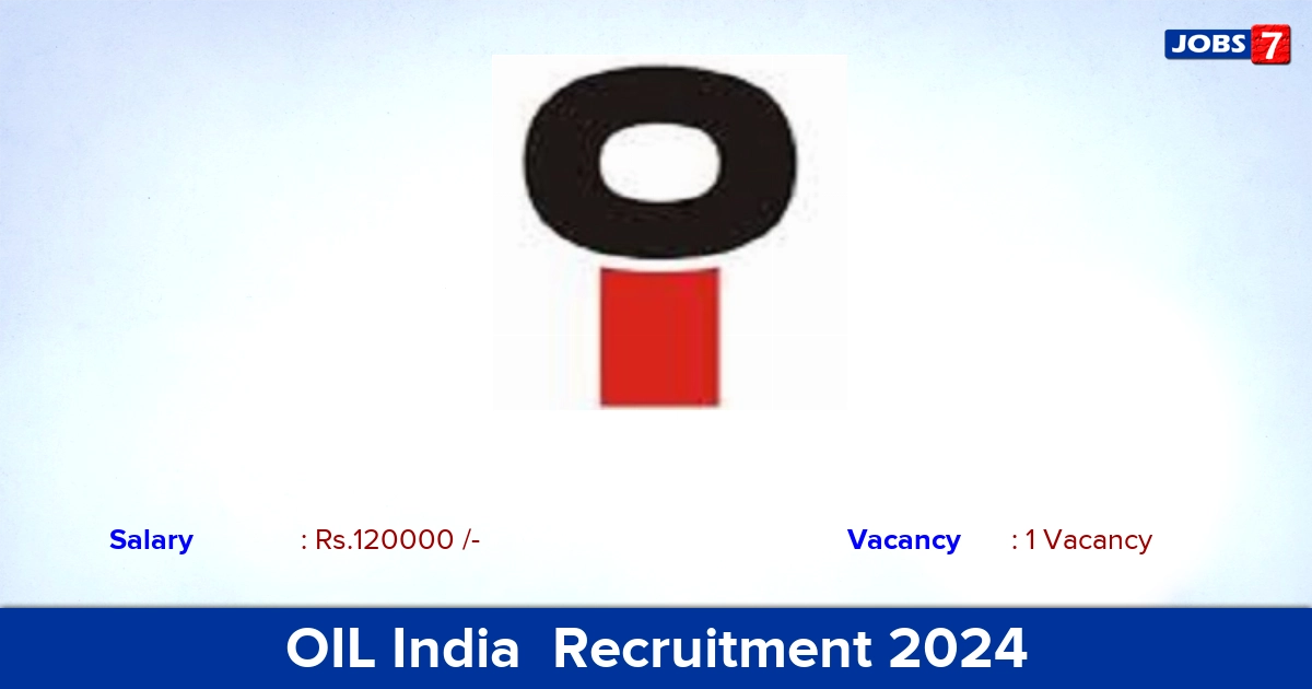 OIL India  Recruitment 2024 - Apply Offline for Gynaecologist Jobs