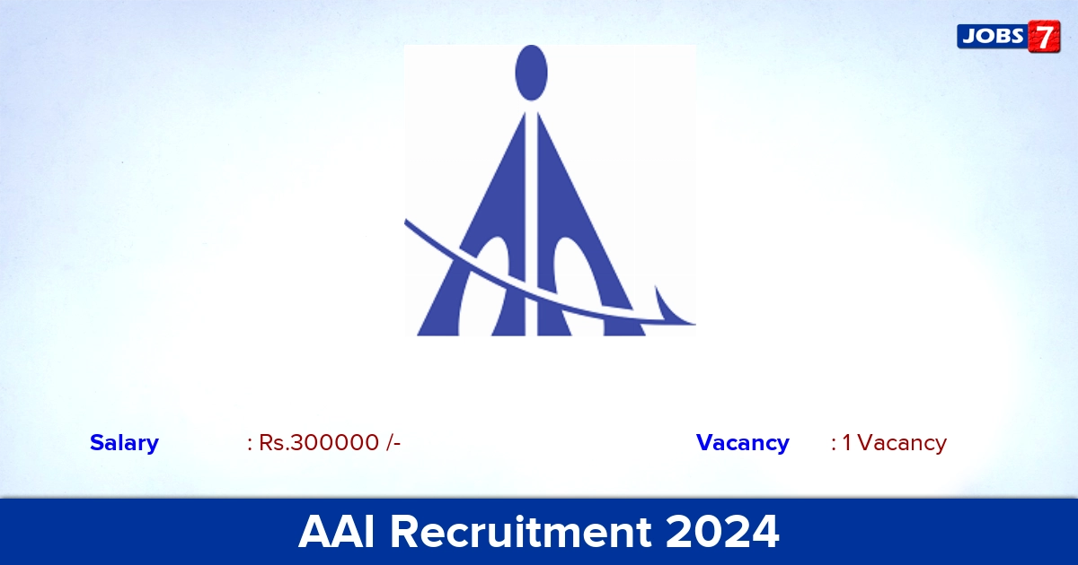 AAI Recruitment 2024 - Apply Offline for Research Advisor Jobs